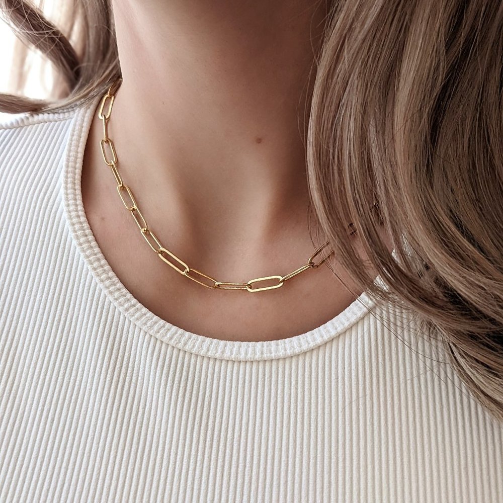 Boyfriend Paperclip Chain Necklace